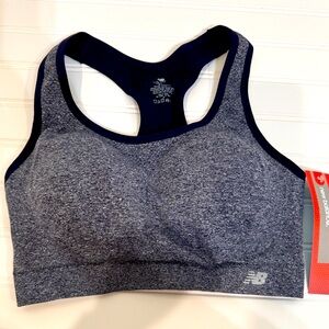 NWT New Balance Women's Racerback Sport Bra Sz L